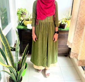 Green Ethnic Gown