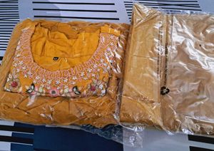 Vibrant Yellow Lehenga with Cape Jacket