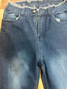 Women Dark Blue Jeans