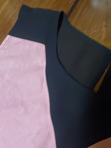 Black And Pink Long Top Western❤️