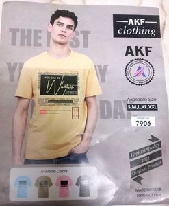 Orange Graphic Print T-Shirt