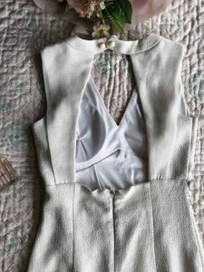 Diamond 💎 White Embellished Dress