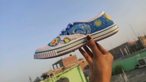 Van Gogh Customised Brand New Shoes
