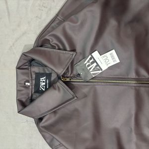 Zara Faux Leather Jacket