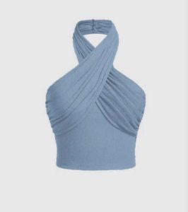White Tank Top, Holter Neck