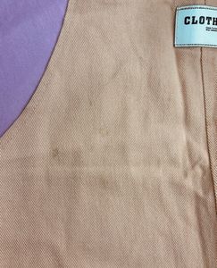 Nudish Peach Dungaree/jumpsuit Above Knee