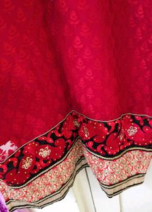 Beautiful Red Kurta &amp; Dupatta Set