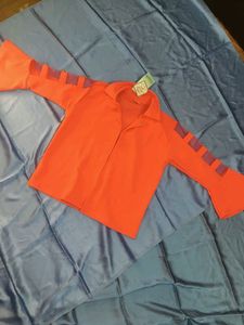 Pink Jacket With Designed Hand