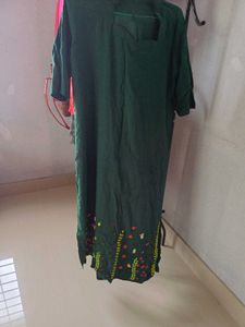 Green Tunic Top