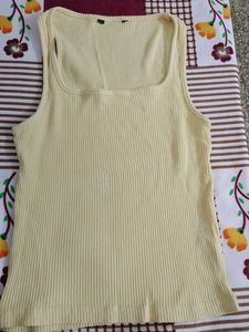 Mustard Colour Zudio Exercise Top