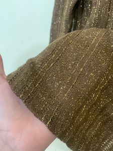 Party Wear Golden Shimmering Top Only For Rs 129