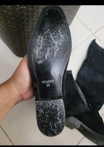 MANGO KNEE HIGH Black Boots
