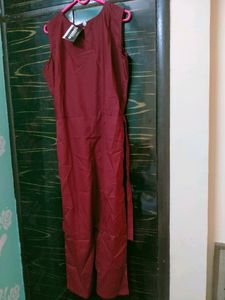 Maroon Jumpsuit