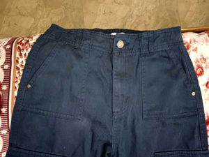 Cargo Jeans In Blue