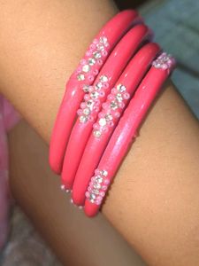 Pink Bangle Set