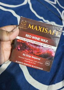 Maxisafe Red Wine Facial Wax