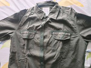 Olive Green Casual Shirt