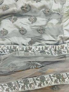 Grey Readymade Lehenga