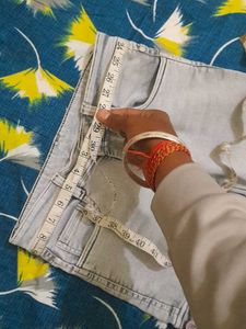 Light Wash Denim Shorts