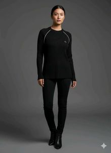 Black Knit Smiley Sweater 🖤