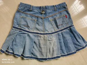 Denim Mini Skirt