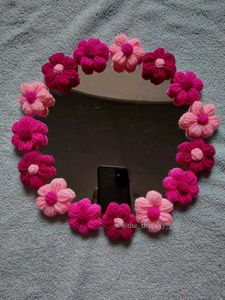 Handmade Crochet Puff Flowers