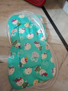 Baby Bed Thick Mattress,Mosquito Net with Zip