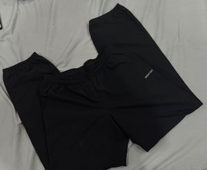 Black mid waist pants