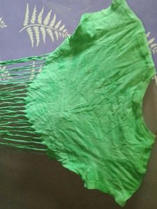 Green Crop Top