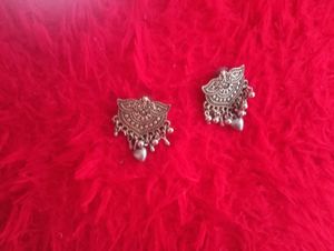 Silver Oxidised Earrings