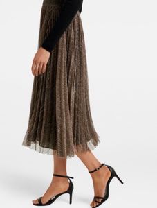 Forever New Jenny Pleated Plisse Skirt