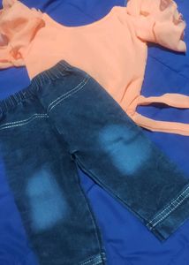 Baby Girl Top And Jeans