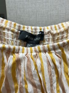 Striped Off-the-Shoulder Jumpsuit