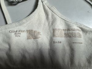 Calvin Klein White Sports Bra