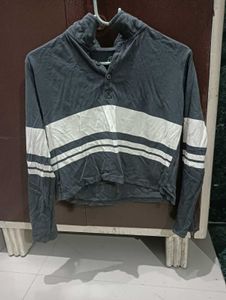 Collared Korean Style Crop Top