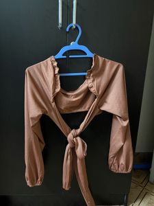 Shein Tie-Front Top