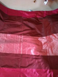Brand New Red&amp;LightRaniPink Cotton Silk Saree