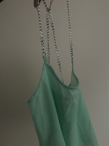 Beautiful Chain Sleeve Croptop