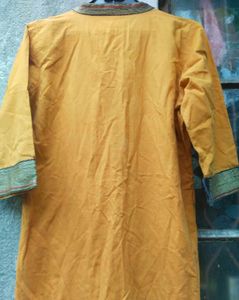 Ethnic Mustard Tunic