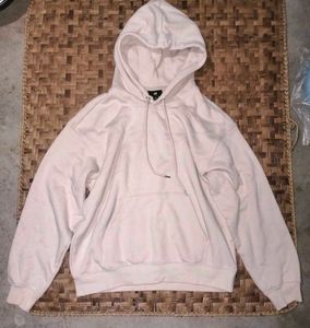 H&M Loose Fit Beige Hoodie