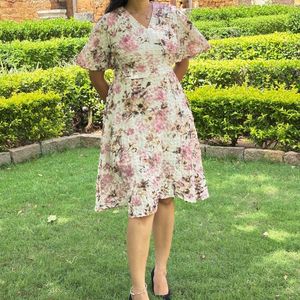Floral Print Midi Dress