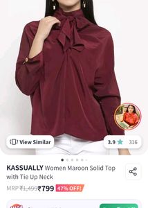 Maroon Top