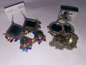Boho Jhumka Earrings