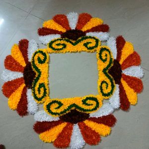 Flower Rangoli Mat