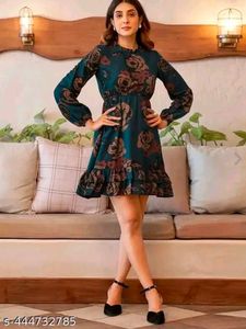 Floral Print Mini Dress