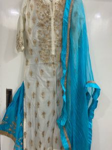 Elegant Embroidered Sharara  Kameez Set New
