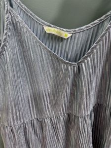 Silver Cami Top