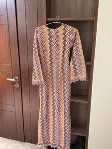 Chic Patterned Maxi Dress