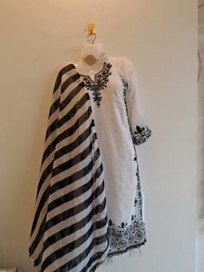 stich kurti with duppta fixed rate