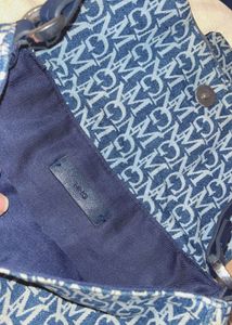MANGO Y2K Denim Handbag